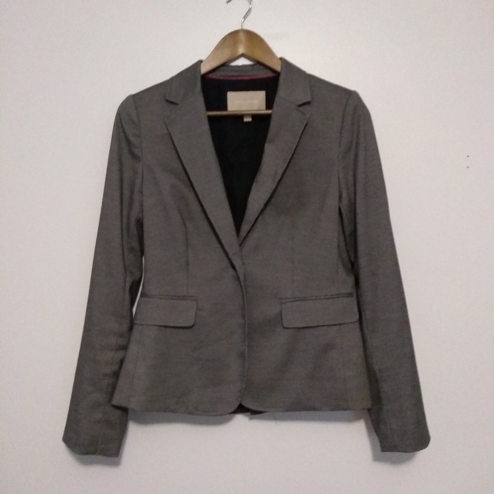 Banana Republic Grey Textured Blazer